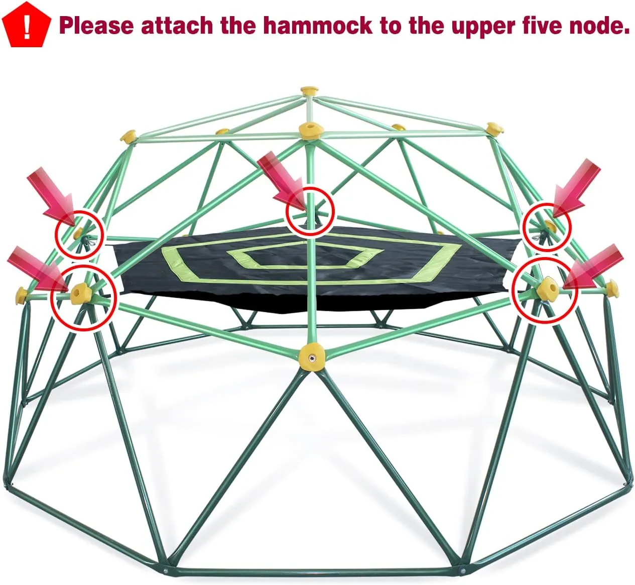 6.2-Foot Dome Climber Accessories, Waterproof Fit for 10FT Jungle Gym,Holds 350 lbs