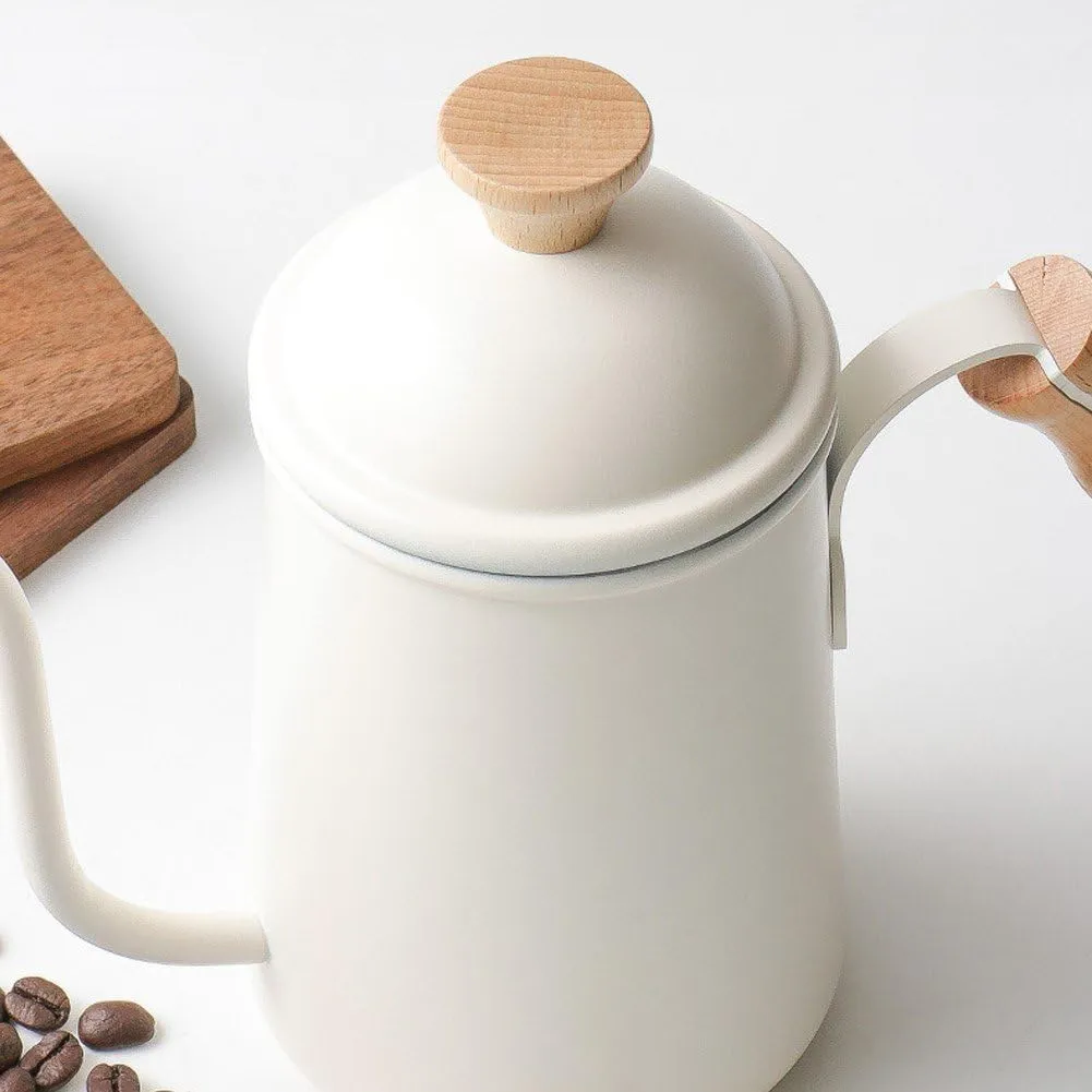 650ml Stainless Steel Drip Coffee Pot Nonstick Pour Over Coffee Kettle Coffee Pot with Long Narrow Spout Hand