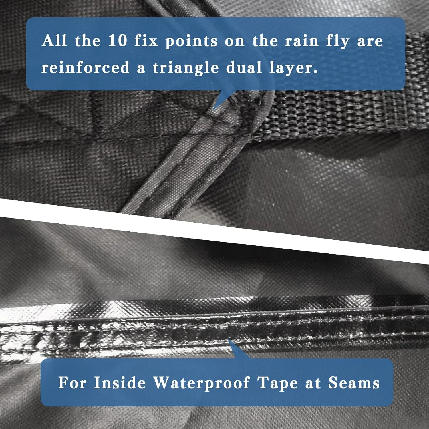 7x9.5Ft Waterproof Canvas Tarp Black，Heavy Duty Multipurpose Oxford Tarpaulin Cover for Canopy Tent, Roof, Boats, Pool, Woodpile, Robust, Rip & Tear Proof, 20mil