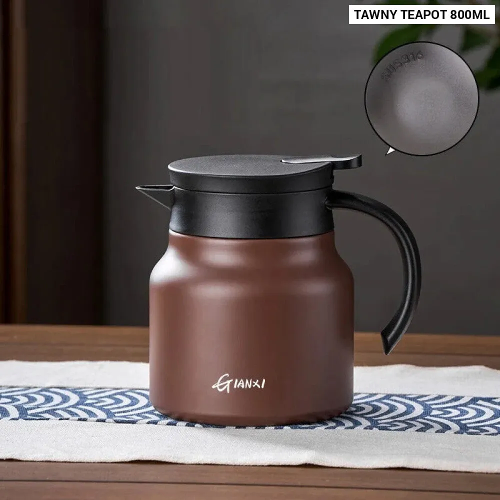 800ml Japanese Stainless Steel Kettle with Tea Separation