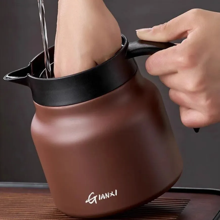 800ml Japanese Stainless Steel Kettle with Tea Separation