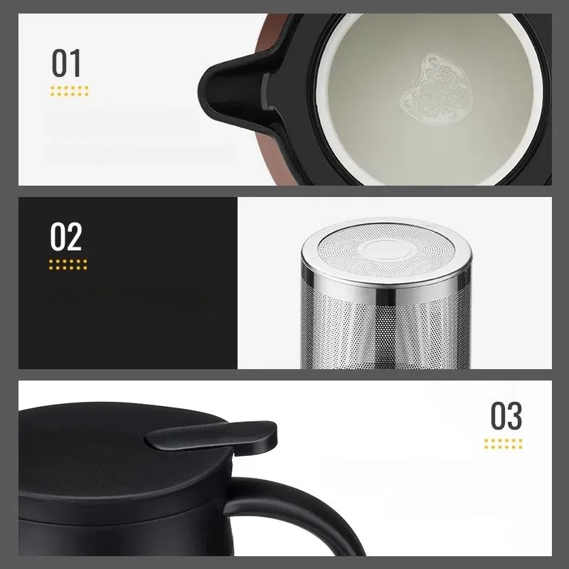 800ml Japanese Stainless Steel Kettle with Tea Separation