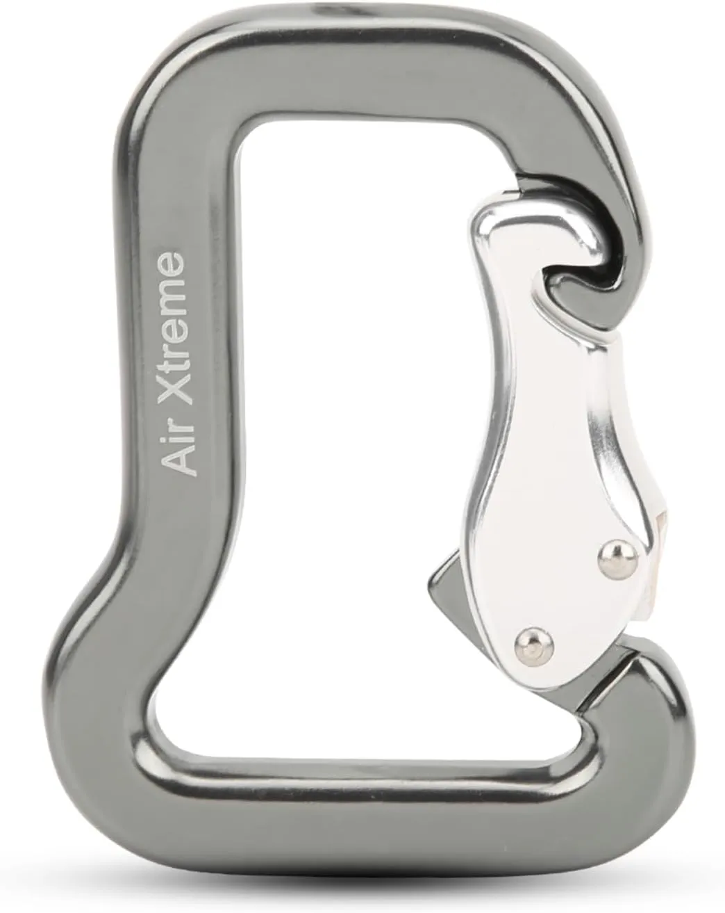 84x64x12mm/3.3x2.5x0.5in Parachute Carabiner, Heavy Duty Aluminium Alloy Locking Carabiner Clip Paraglider Master Main Hook