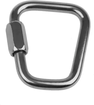 9MM Steel Screw Locking Carabiner for Paragliding Parachute Harness Climbing