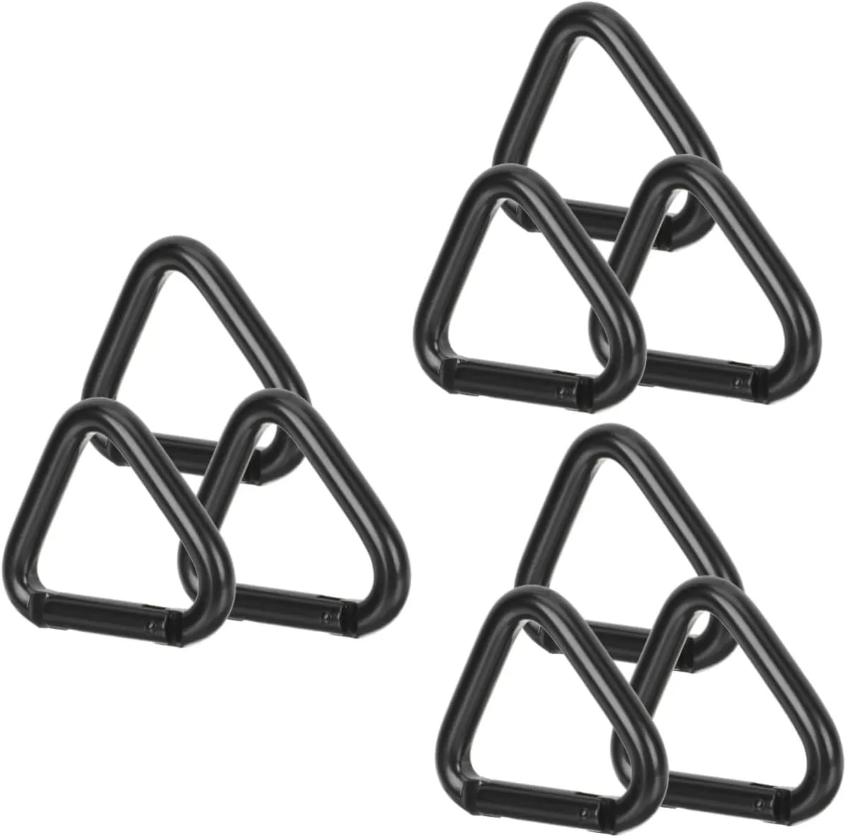 9pcs Heavy Duty Aluminum Carabiner Clips for Climbing Hiking and Outdoor Activities Durable Design Spring Buckle for Quick Connections