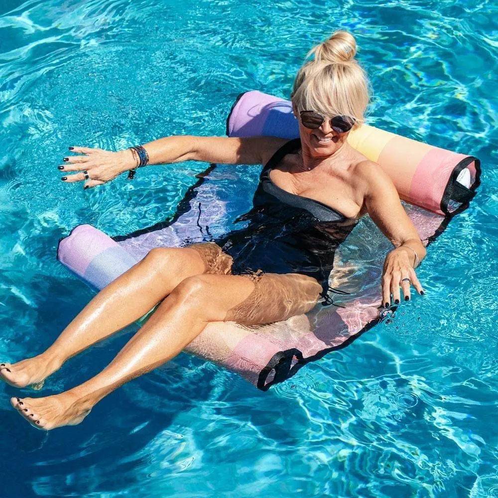 Acqua Boss Water Hammock (Saddle, Float, Lounge Chair, Hammock, Drifter), Inflatable Water Float, Pool Lounge, Beach Lounger – Pride