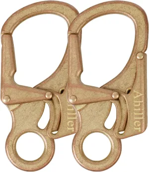 Ahiller Carabiner Clip, Double Anti-Misopening Locking Design, 3" Zinc Alloy Heavy Keychain for Outdoor Camping Hiking, Key Ring Clip