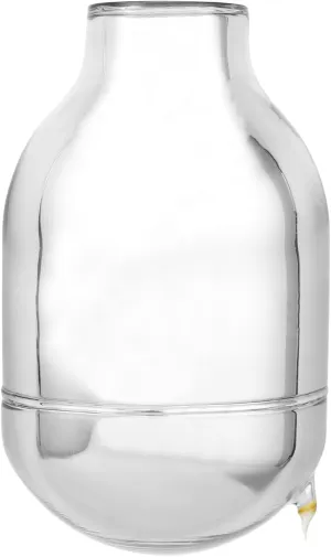 Alipis Glass Lined Thermal Kettle Insulated Water Bottle Vacuum Liner 1l Hot Cold Tumbler