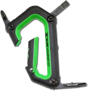 Alpine Ski Carabiner Tool (Neon Green)