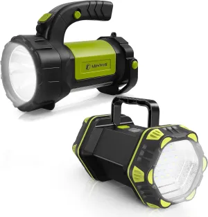 AlpsWolf Flashlights Rechargeable, LED Camping Lantern with 800LM, 3600 Capacity Battery Powered, Portable Bright Camping Light for Emergency, Outdoor Hiking, Power Outages