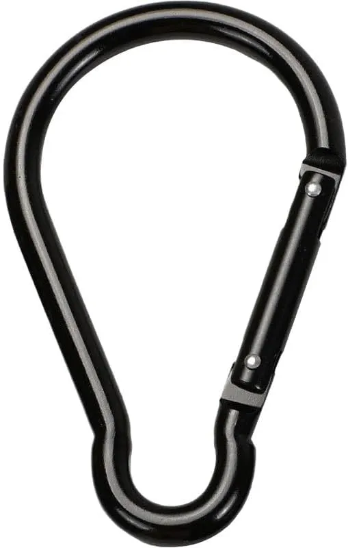 Aluminum Alloy Carabiner Hooks Gourd Shape Non-Locking Design Hiking Camping Carabiner Carabiner