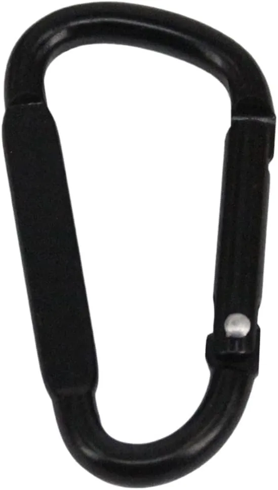 Aluminum Alloy D Ring Shape Carabiner D Clip Metal Carabiner for Camping Hiking Backpacking Carabiner