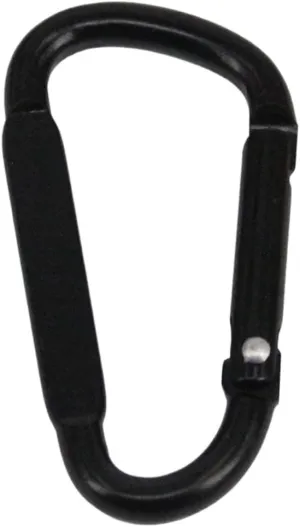 Aluminum Alloy D Ring Shape Carabiner D Clip Metal Carabiner for Camping Hiking Backpacking Carabiner