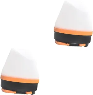 Angoily 2pcs Rechargeable Led Camping Light Portable Lantern for Outdoor Activities Tent Light Retractable Hook for Camping Hiking and Emergency Use Random Color