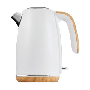 Anko 1.7L Stainless Steel Kettle - White/Black