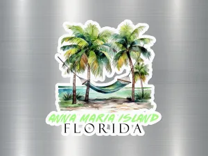 Anna Maria Island Florida Hammock Sticker