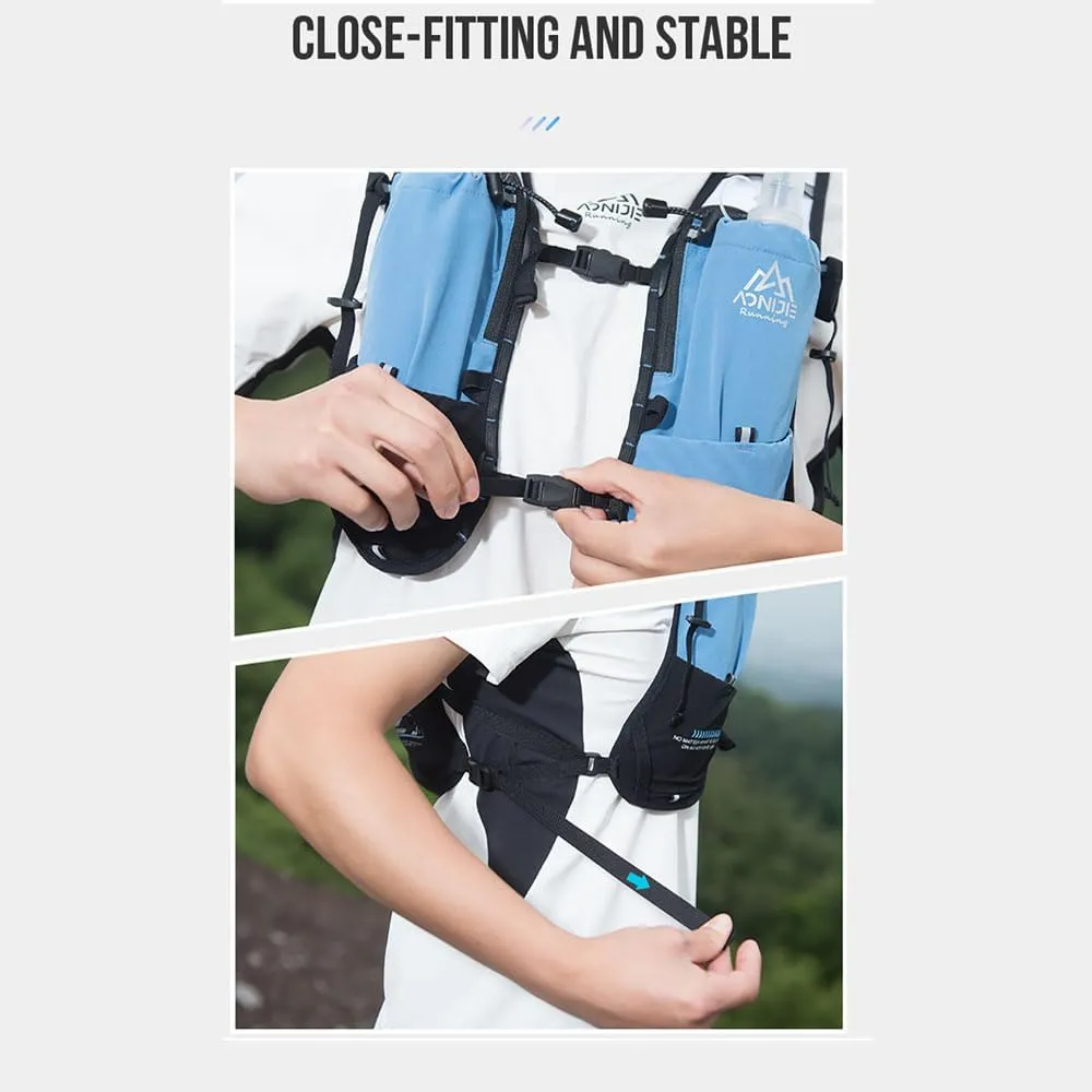 AONIJIE 5L Running Backpack, New Breathable and Comfortable Multifunctional Hydrating Backpack Unisex, Suitable for Marathon, Mountaineering, Cycling