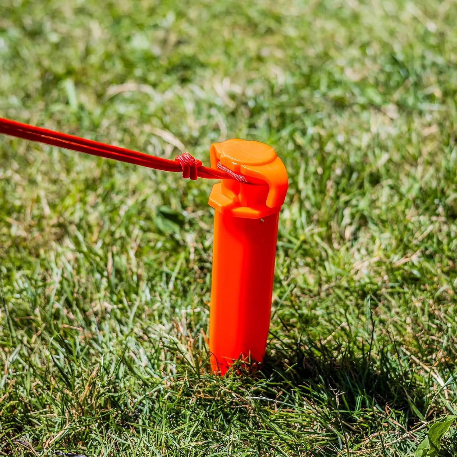 ASR Outdoor Orange Heavy Duty ABS Plastic Tent Stakes Ground Anchor Camping Essentials