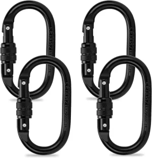 Auto Locking Carabiner Heavy Duty Carabiner, Carabiner Clips(25KN=5600 lbs), Large Carabiner Clip for Keychains,Hammock,Camping, Gym, Hiking, Outdoor,Dog Leash