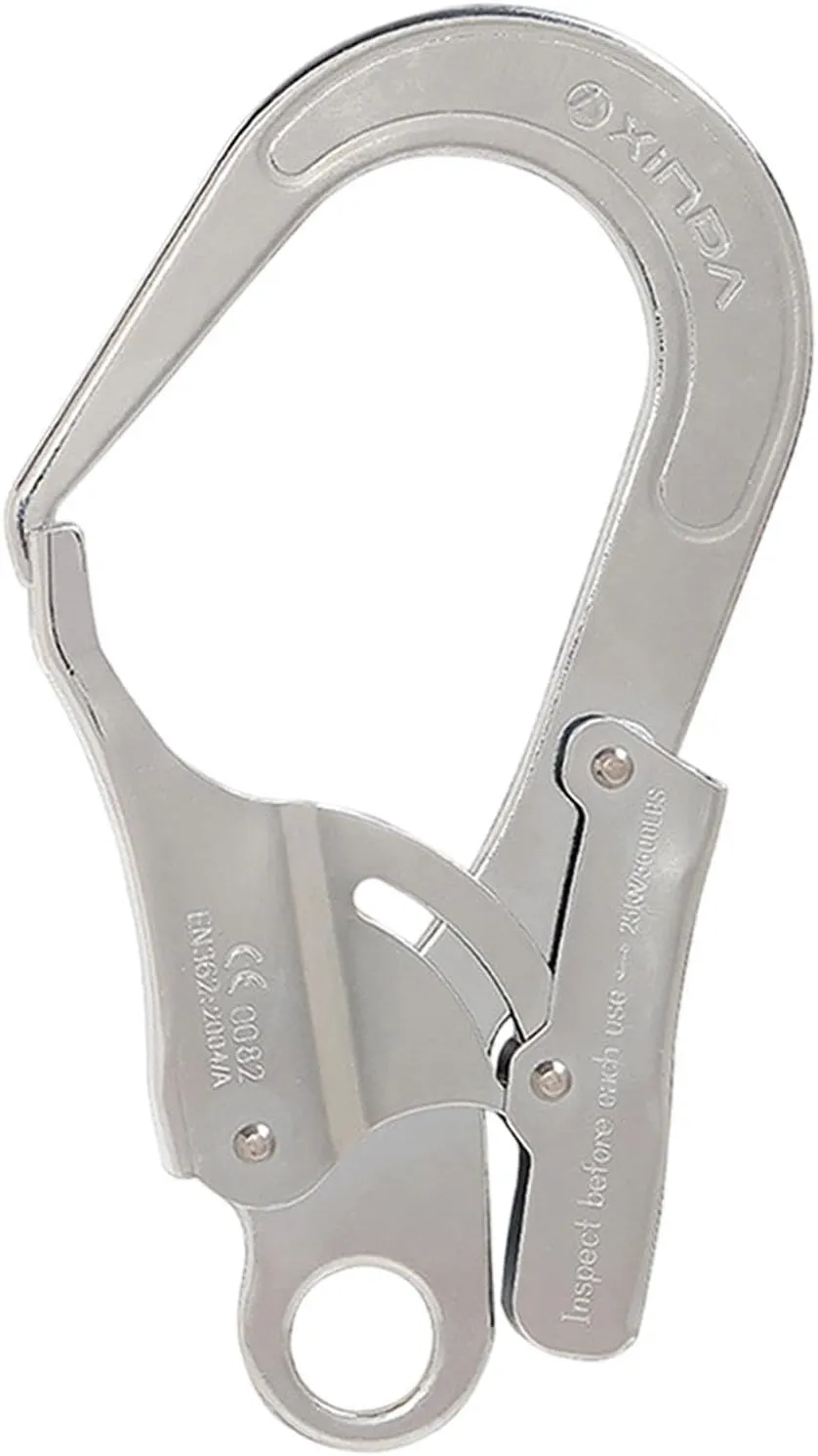 Auto Locking Carabiner Locking Snap Hook Sturdy Lock Hook Metal Practical Spring Snap Hook Clip for Climbing Downhill Outdoor