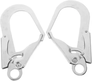 Auto Locking Carabiner Set 2pcs Large for Rock Climbing Heavy Duty Safety Locking Hooks