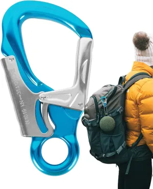 Auto Locking Rotating Carabiner Clips - Multi-Purpose Carabiner | Professional Secure Locking Clip, Sturdy Wiregate Carabiners, Stable Lightweight Aluminum Carabiners for Hammock Camping