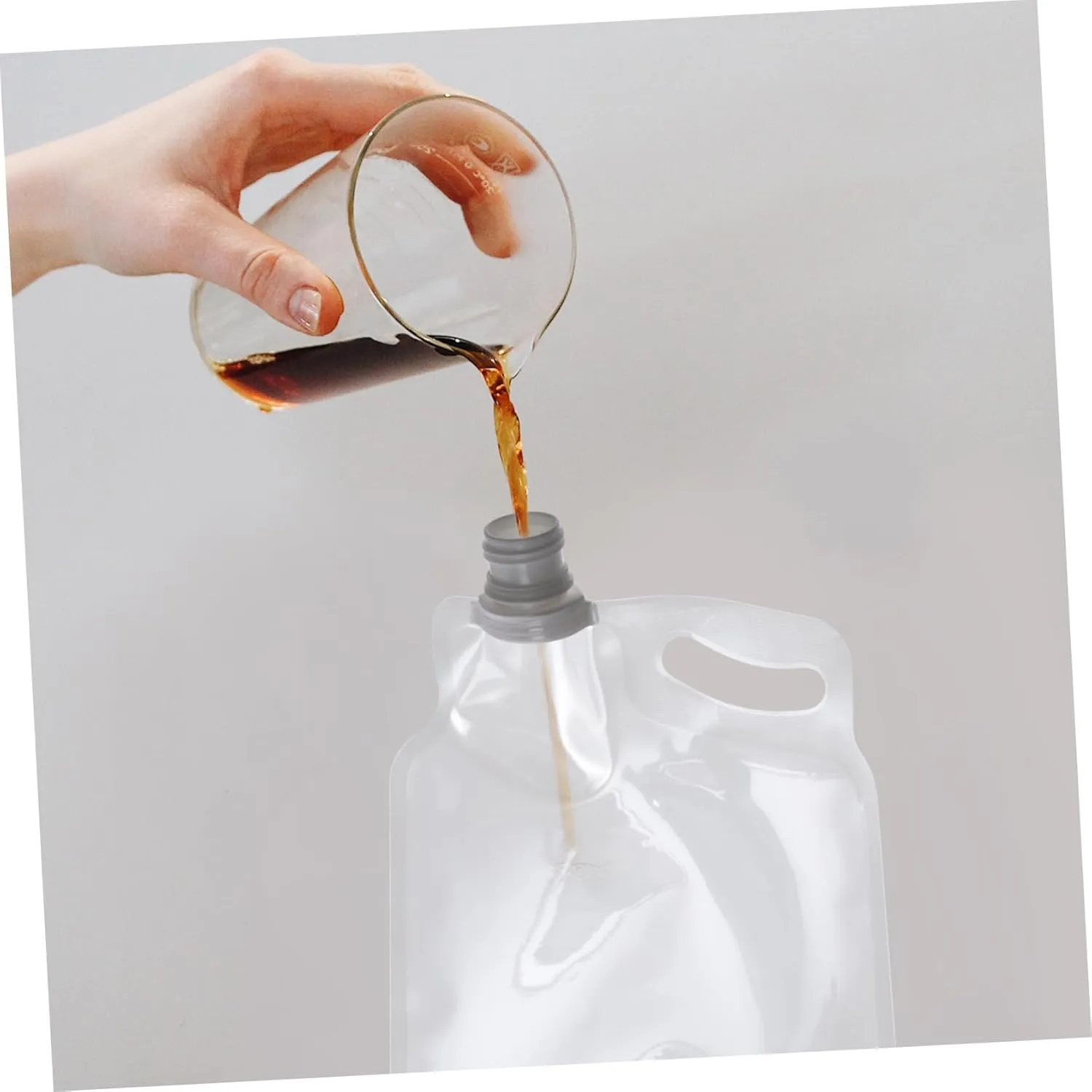balacoo Bucket Collapsible 2l Collapsible Water Bag Emergency Water Pouch Travel Essential Random