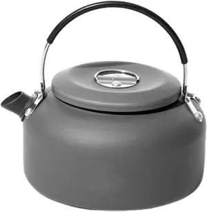 balacoo Camping Kettle Aluminum Oxide Portable Tea Pot for Hot Water Outdoor Cooking