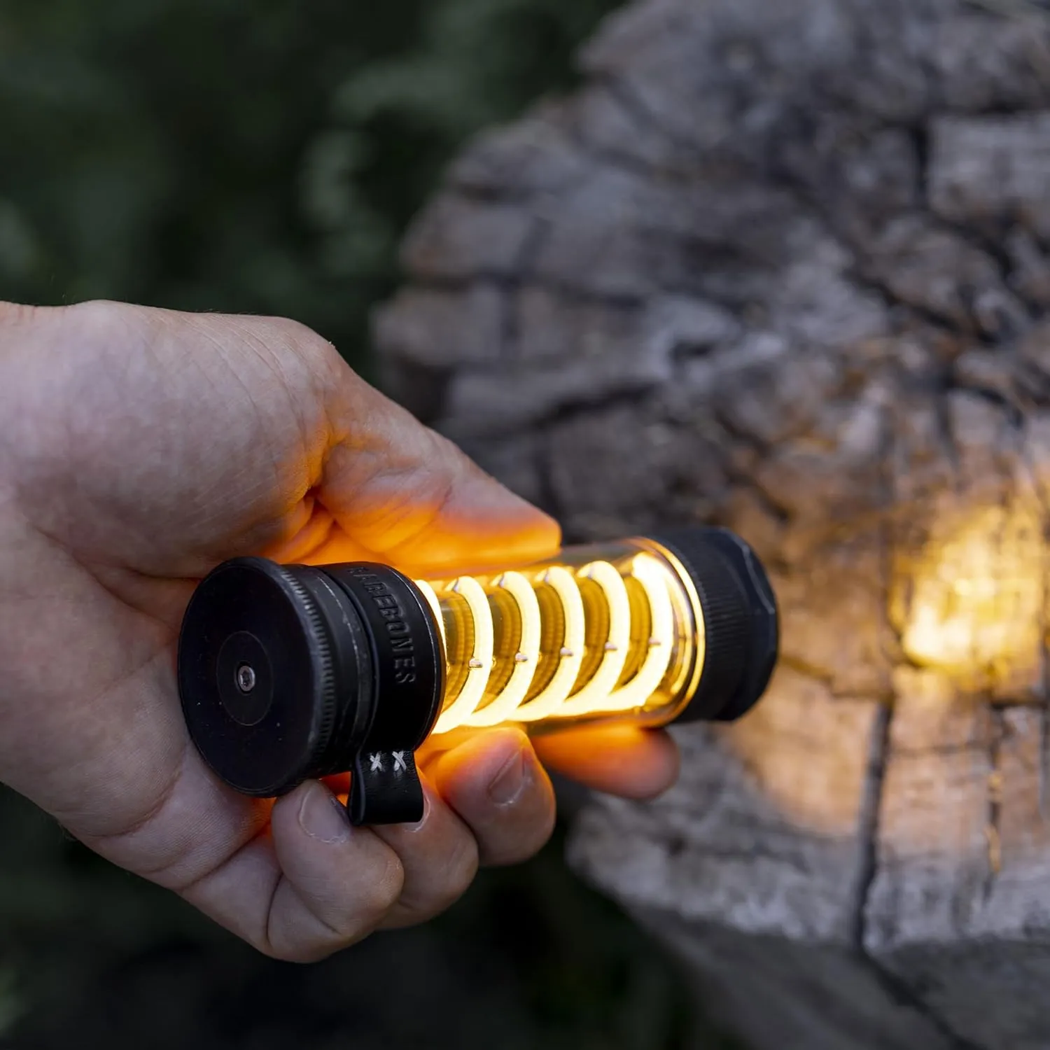 Barebones Edison Light Stick – Tumbled Steel, USB Rechargeable LED Lantern and Flashlight with 7 Modes, 40  Hour Run Time, Camping Essentials Without Magnetic Base