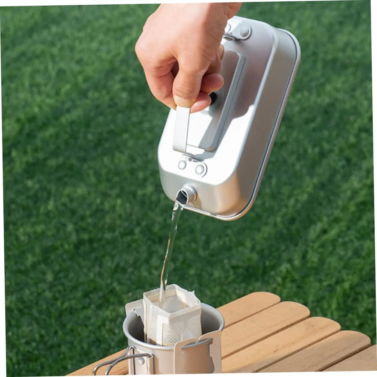 BESPORTBLE 2pcs Portable Stovetop Kettle Aluminium Alloy Camping Kettle for Tea Boil