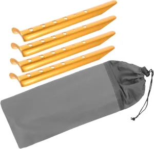 BESPORTBLE 4pcs Tent Stakes for Outdoor Camping Ground Pegs for Tarp and Tent Fixing Compact Design for Easy Storage for Windy Conditions and Beach Use