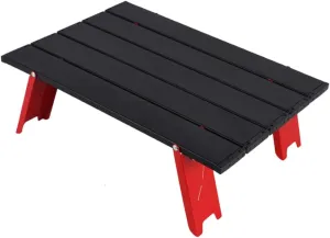 BESPORTBLE Camping Grill Table Rack Holder Portable Aluminum Alloy Table Compact Design Easy to Fold Great for Kitchen Outdoor Use