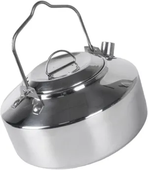 BESPORTBLE Camping Tea Pot Stainless Steel Kettle Portable Multi-function Stovetop Water Pot for Ergonomic Handle for Hiking and Camping Supplies
