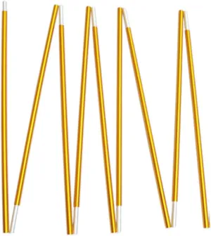 BESPORTBLE Collapsible Tent Poles Lightweight Canopy Support for Camping Portable Folding Design Heavy Duty for