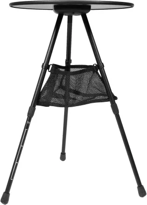 BESPORTBLE Portable Folding Camping Table Aluminum Alloy Design Lightweight Height for Outdoor Dining Picnics Fishing Camping Activities Compact Storage Net