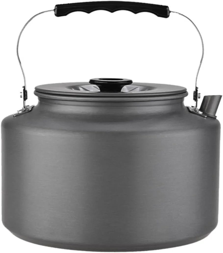 BESPORTBLE Portable Outdoor Kettle Pot 2l Boiling Tea Compact Design Heat-resistant Handle for Hiking Camping