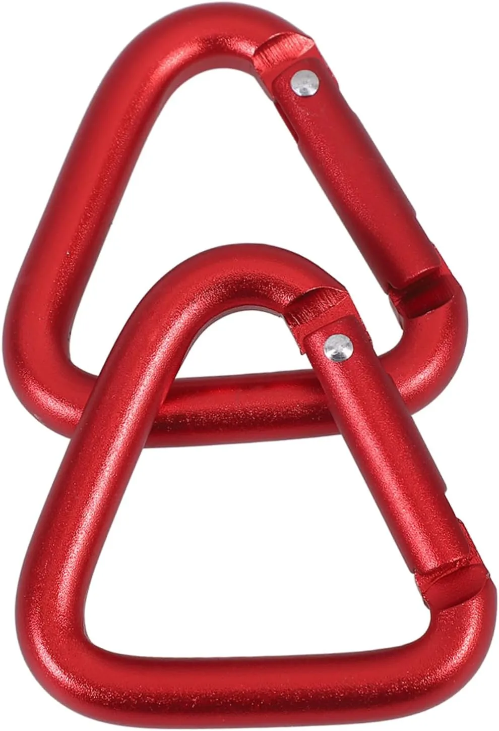 BESPORTBLE Red Convenient Triangle Carabiner Big Carabiner Clip Heavy Duty Carabiner Carabiner Hook Aluminum Alloy