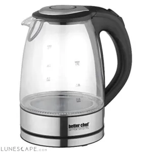 Better Chef 1500W 7-Cup Cordless Electric Borosilicate Glass Kettle