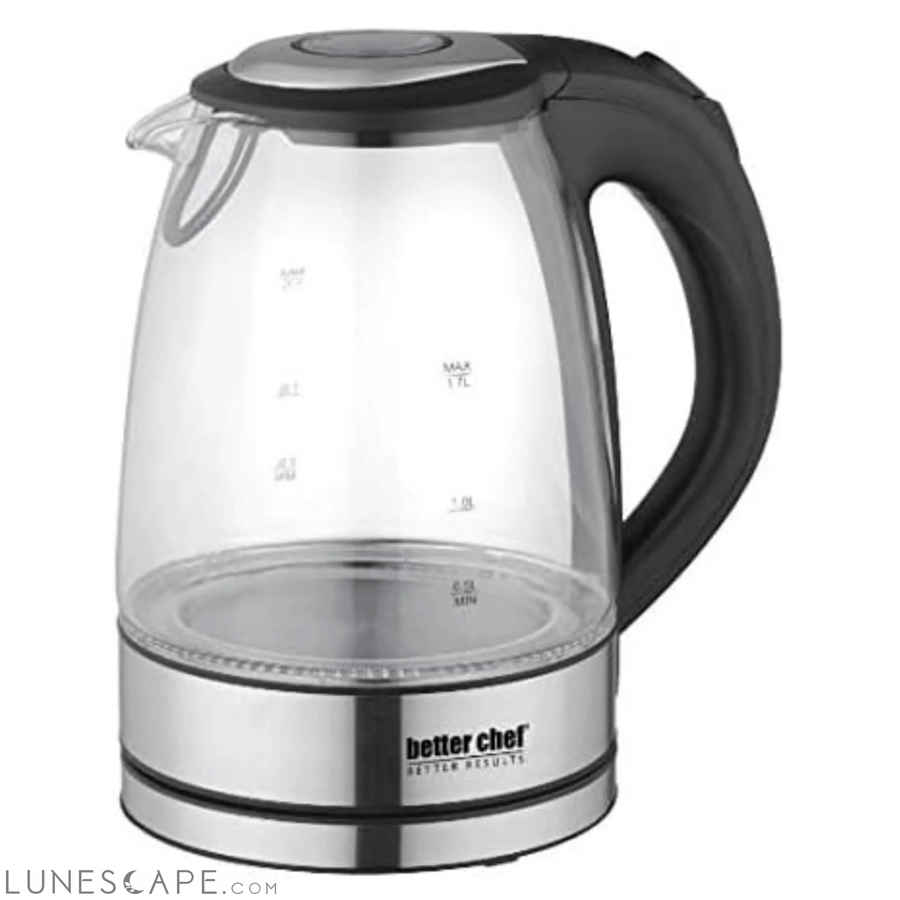 Better Chef 1500W 7-Cup Cordless Electric Borosilicate Glass Kettle