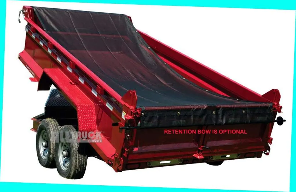 Black Mesh Truck & Trailer Tarp (6' x 16')