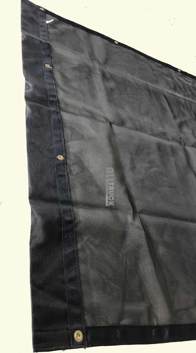 Black Mesh Truck & Trailer Tarp (6' x 16')