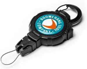 BOOMERANG TOOL COMPANY T-Reign Outdoor Retractable Gear Tether - Black