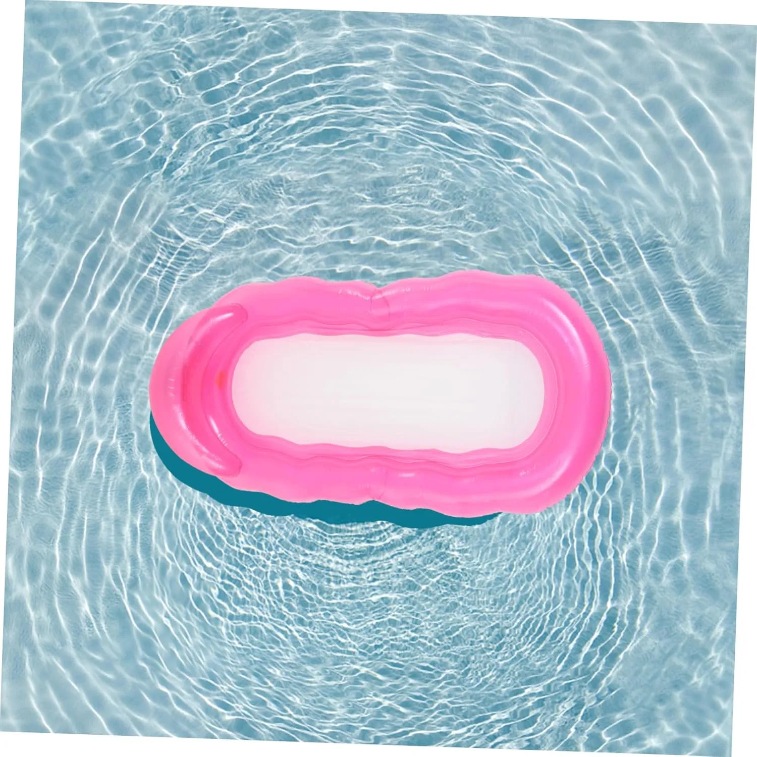Breathable Pool Floating Chair Inflatable Pool Cushion Foldable Floating Hammock Pool Recliner Pool
