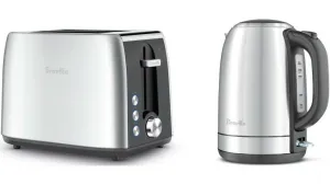 Breville Breakfast Package/Combo/1.7L Stainless Steel Kettle/Toaster
