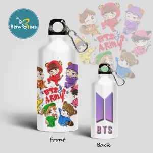 BTS Aluminum Water Bottle – Customized