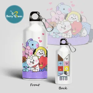 BTS Aluminum Water Bottle – Customized