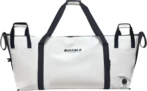 Buffalo Gear Insulated Fish Bag Cooler Flat Bottom,48x20x11in Waterproof Fish Kill Bag Keep Your Catch Cold and Fresh All Day