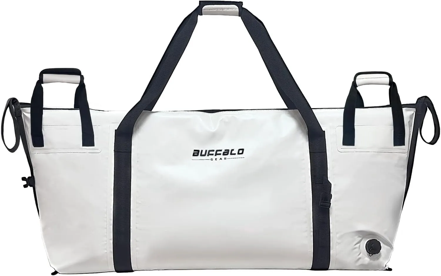 Buffalo Gear Insulated Fish Bag Cooler Flat Bottom,48x20x11in Waterproof Fish Kill Bag Keep Your Catch Cold and Fresh All Day