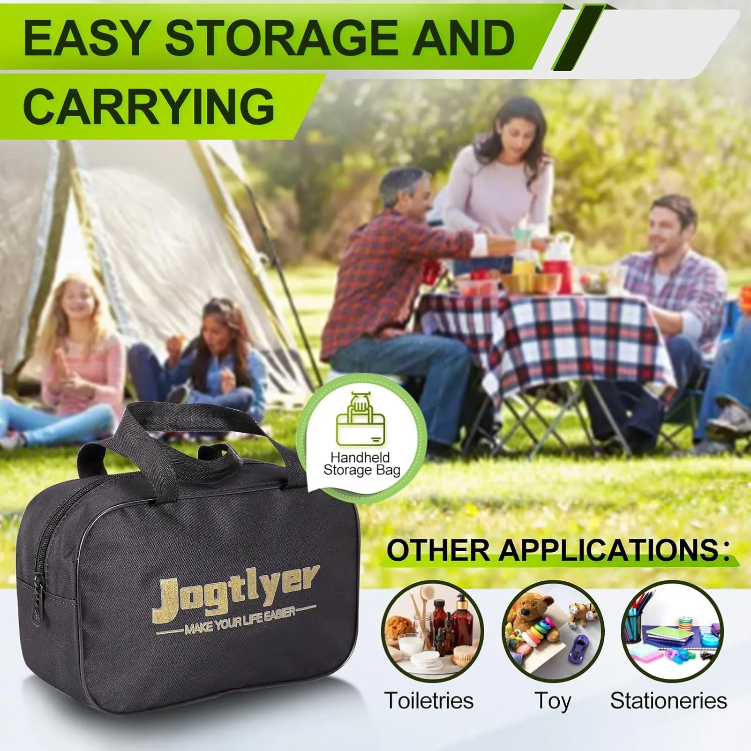 Bungee Cords Set 28pcs Heavy Duty Outdoor Roll Bungie Cord Bundle with Carabiner Hooks 10" 18" 24" 36" 48" 60" Black Bungee Straps Ball Bungee Cords and Tent Clip (28Pcs-Black)