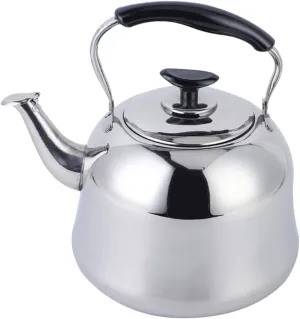Cabilock Classic Whistling Stovetop Kettle Hot Water Tea Stainless Steel Material Heat Resistant Handle Gas/electric/induction Stove Safe